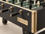 Club Foosball Table in Charcoal and brushed brass — detail photograph