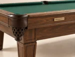 Heritage 7.5' Pool Table in Smoked walnut — detail photograph