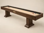Heritage 12' Shuffleboard Table in Smoked walnut — alternate photograph