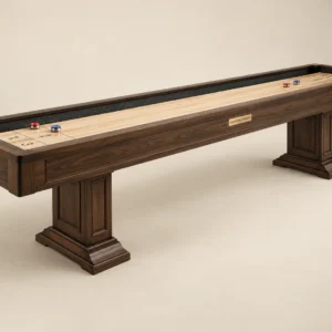 Heritage 12' Shuffleboard Table in Smoked walnut — main photograph
