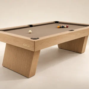 Modern 7' Pool Table in Light oak — alternate photograph