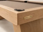 Modern 7' Pool Table in Light oak — detail photograph